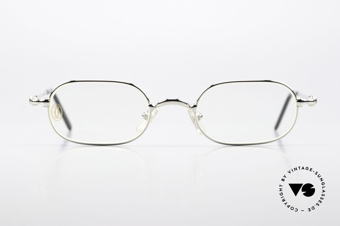 Cartier Orfy - S Platinum Plated Frame 90s, ORFY = a model of the Cartier 'Thin Rim' Collection, Made for Men and Women