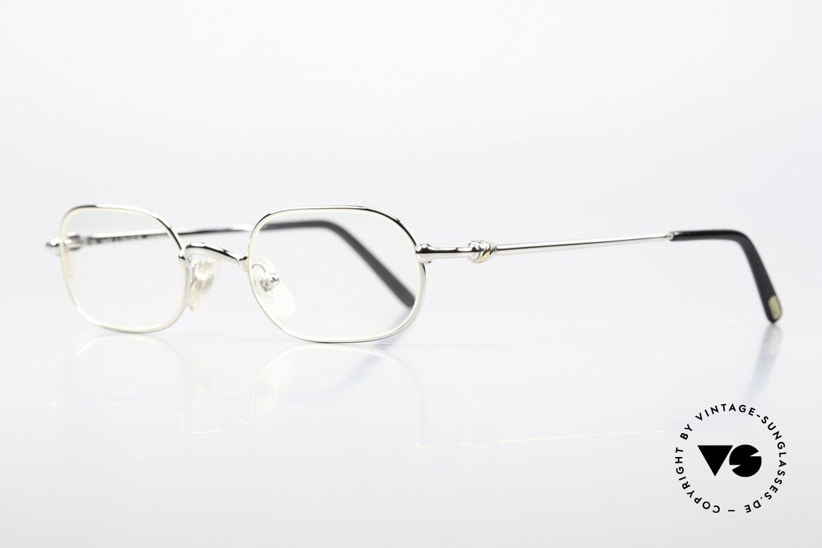 Cartier Orfy - S Platinum Plated Frame 90s, flexible lightweight frame (1st class wearing comfort), Made for Men and Women