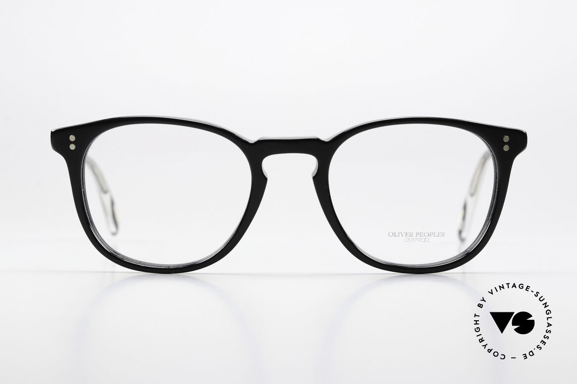 Oliver Peoples Finley Esq Black Panto Frame 49mm, exact model name: OV52987U 1492, vintage frame, Made for Men and Women