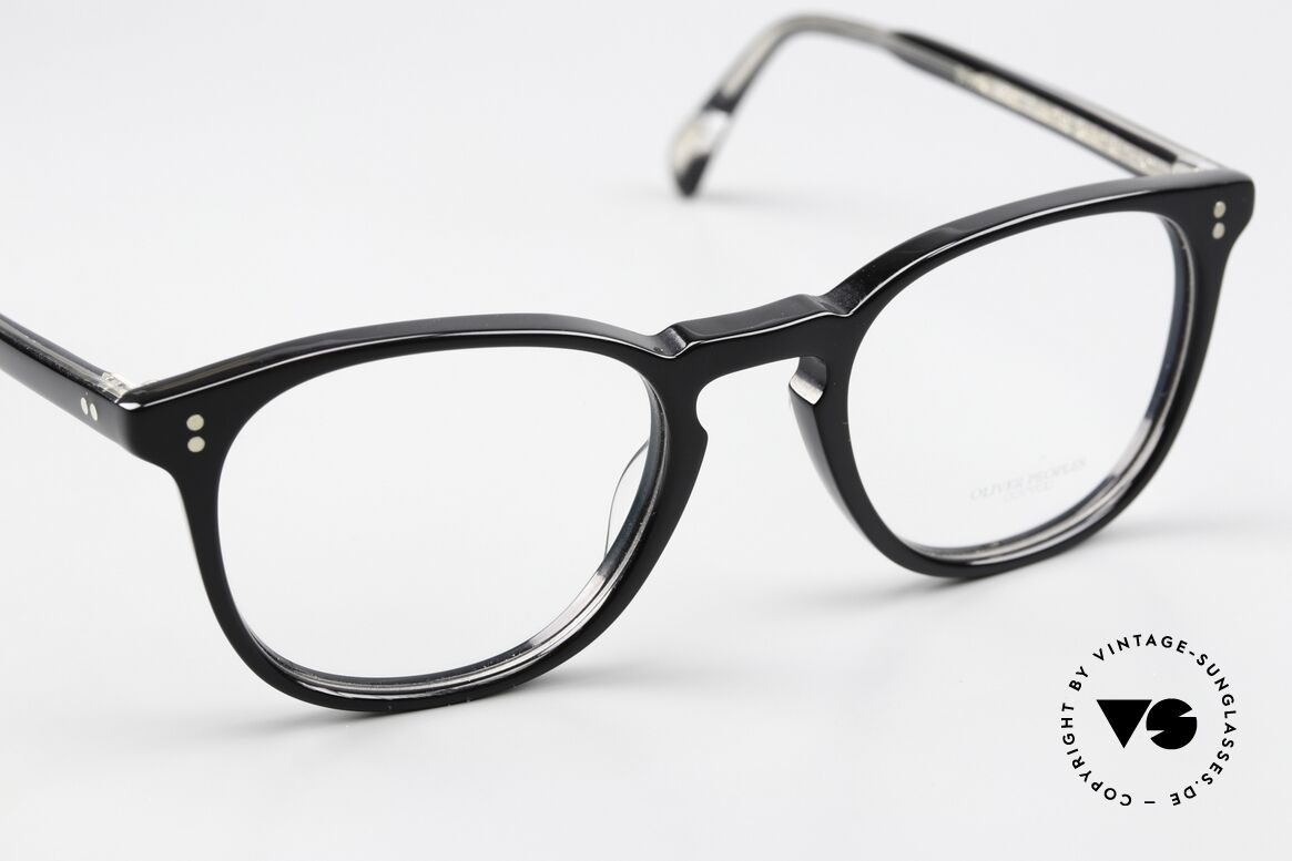 Oliver Peoples Finley Esq Black Panto Frame 49mm, timeless classic panto model from 2019 (Luxottica), Made for Men and Women