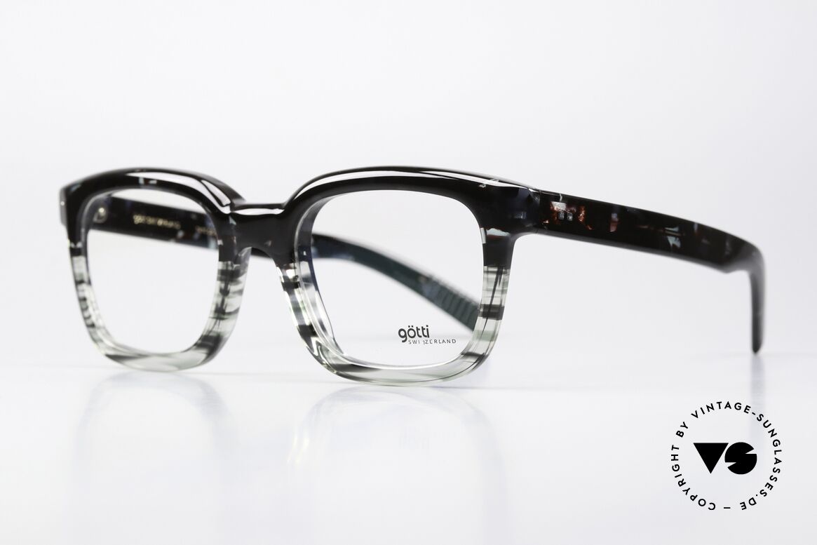 Götti Heins Massive Acetate Frame, really elegant pattern: has that certain something, Made for Men