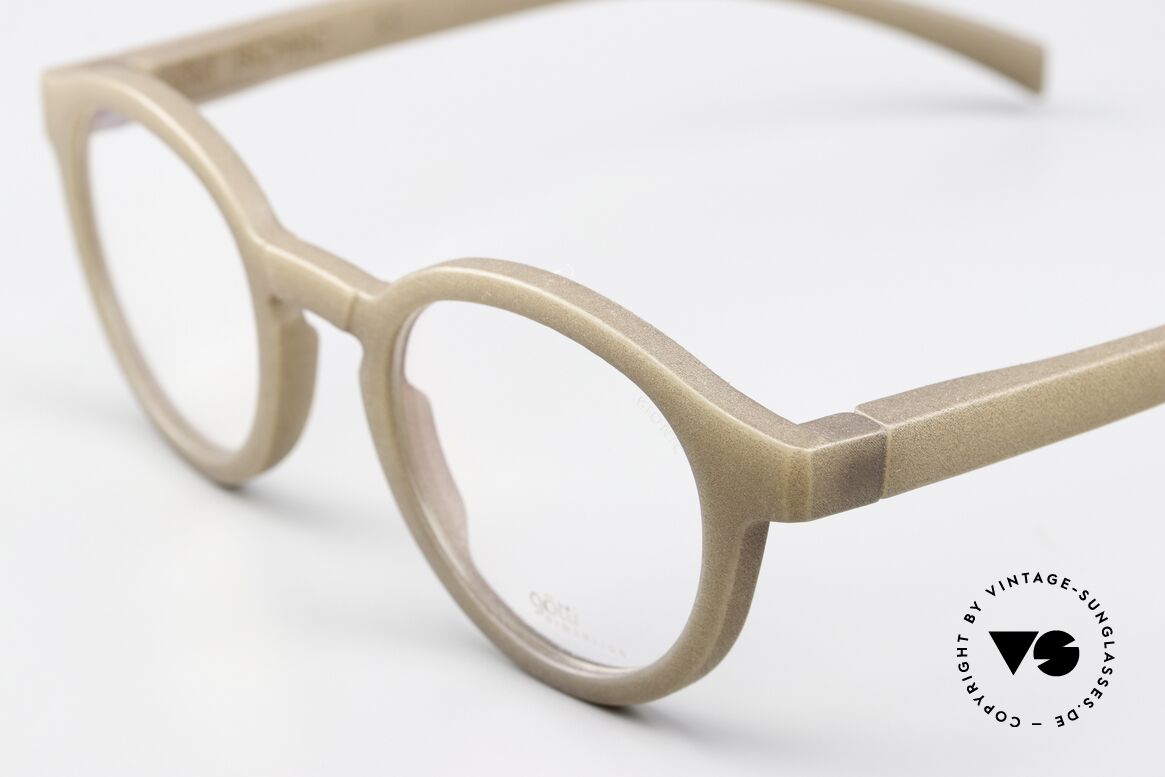 Götti Bionic Bond Natural Frame Panto Style, reduced, simple & sustainable; true "SLOW EYEWEAR", Made for Men and Women