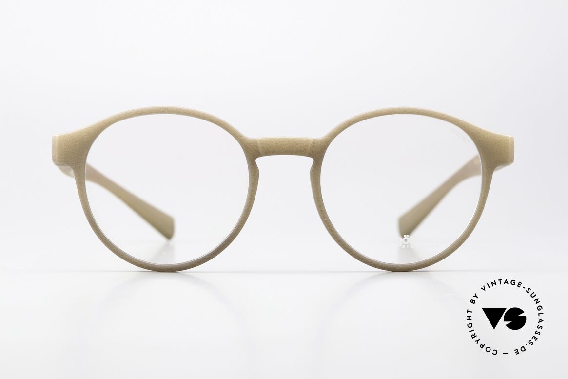 Götti Bionic Bowy SLOW EYEWEAR Specs, model BOWY, color sand in size 49-19, 143mm temple, Made for Men and Women