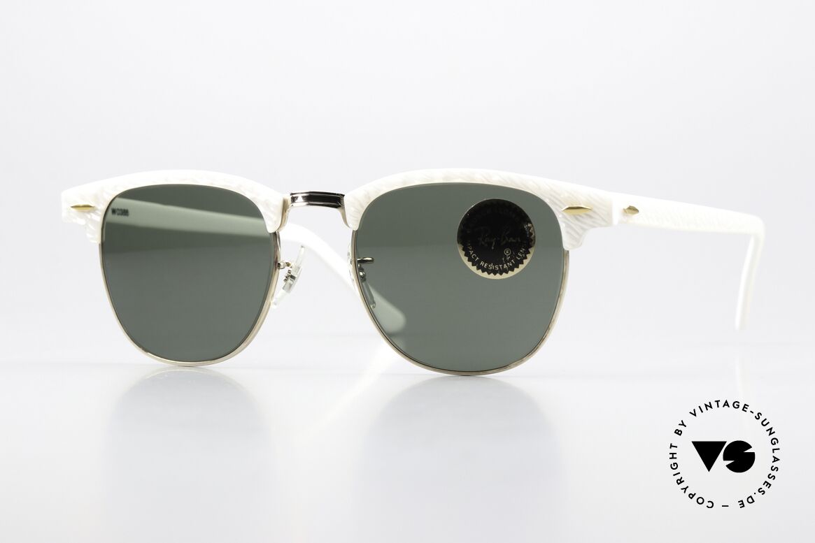 Ray Ban Clubmaster Old USA Timeless Classic, original vintage 1980's sunglasses by RAY-BAN, Made for Men and Women