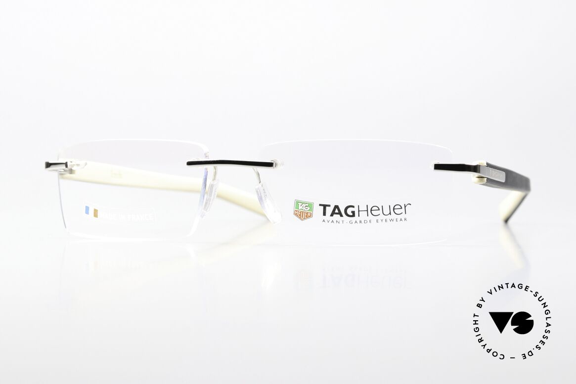 Tag Heuer 8108 Trends Rimless Men's Eyeglasses, Tag Heuer eyewear, mod. 8108, col. 012, size 54-17, Made for Men