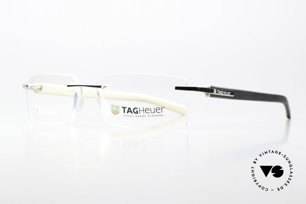 Tag Heuer 8108 Trends Rimless Men's Eyeglasses, 1st class comfort thanks to flexible spring hinges, Made for Men
