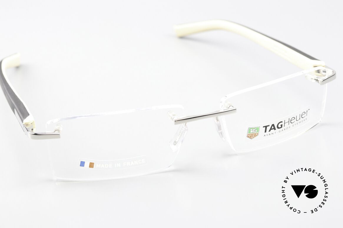 Tag Heuer 8108 Trends Rimless Men's Eyeglasses, unworn rarity with full original packing by Tag Heuer, Made for Men