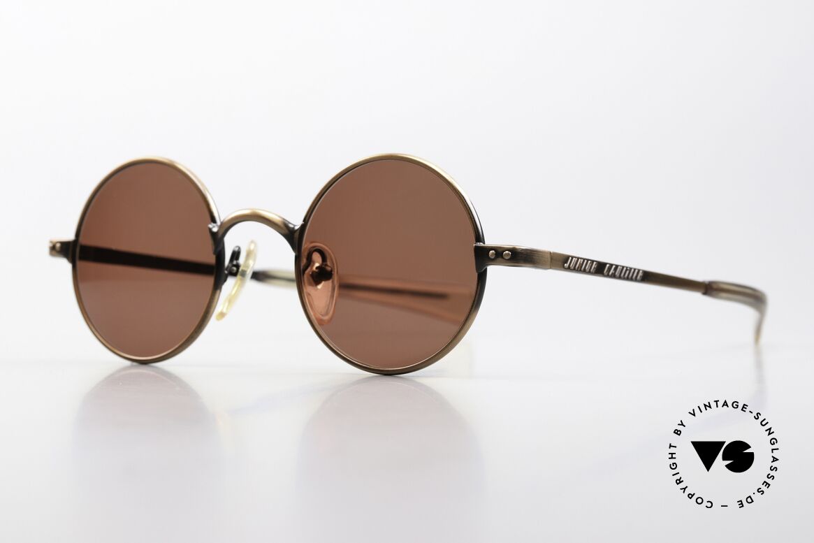 Jean Paul Gaultier 57-0173 Antique Bronze Frame 90s, one of the top models of the Junior Gaultier Series, Made for Men and Women
