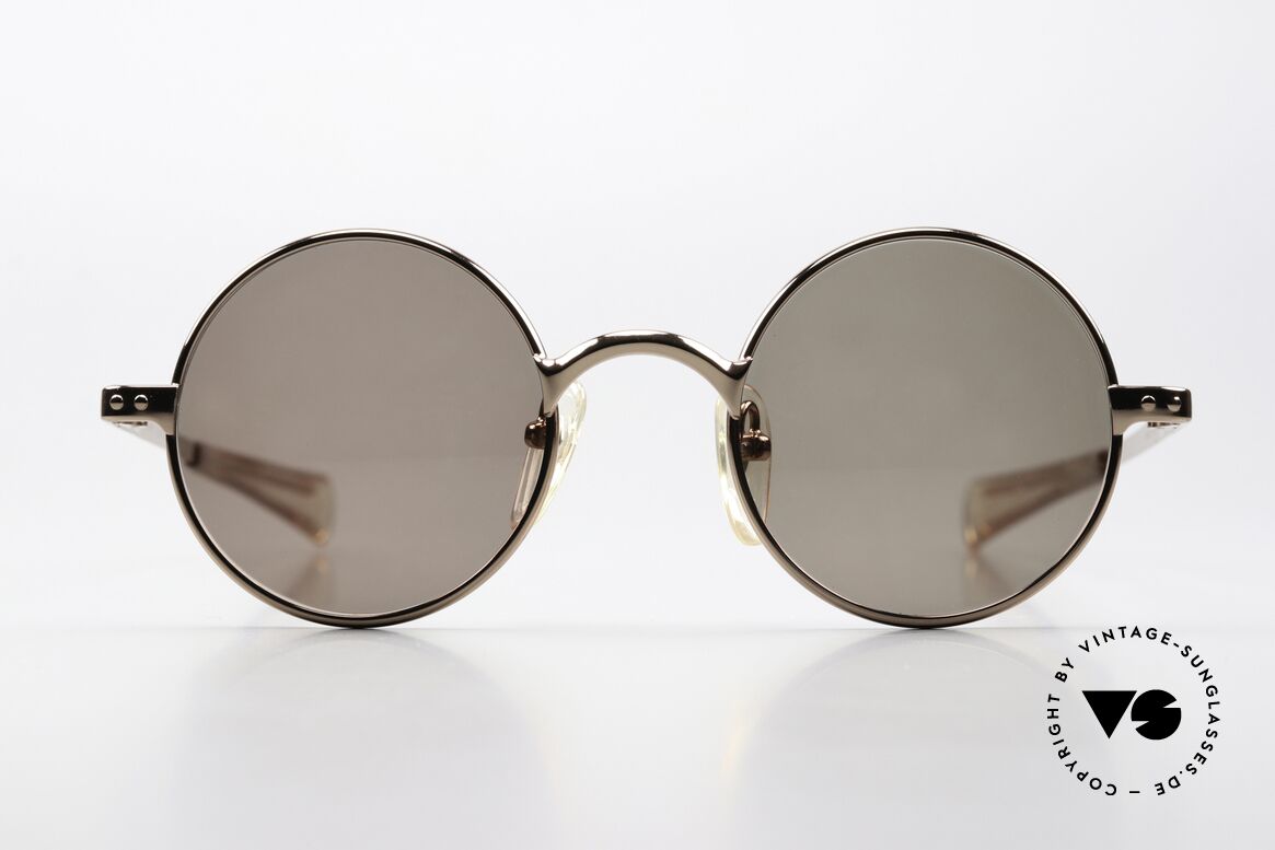 Jean Paul Gaultier 57-0173 90's Made in Japan Quality, model 57-0173 in size 46/22, col. 3: Shiny Bronze, Made for Men and Women