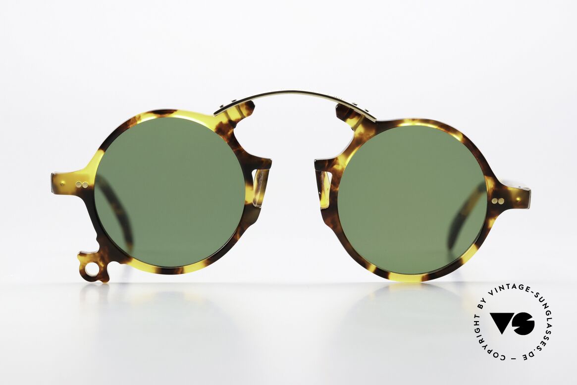 Jean Paul Gaultier 58-0271 Crazy Designer Sunglasses, a piece of time and fashion history from the 1980s, Made for Men and Women