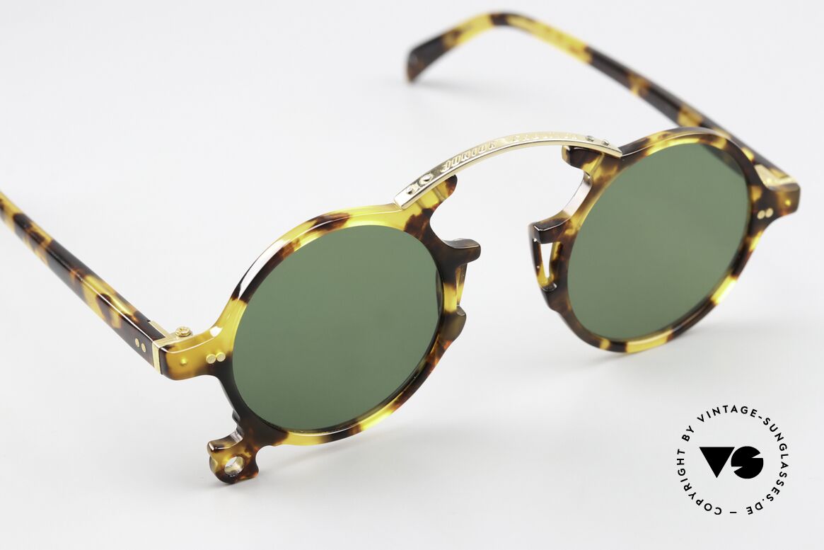 Jean Paul Gaultier 58-0271 Crazy Designer Sunglasses, removable metal chain as fancy gimmick + orig. case, Made for Men and Women