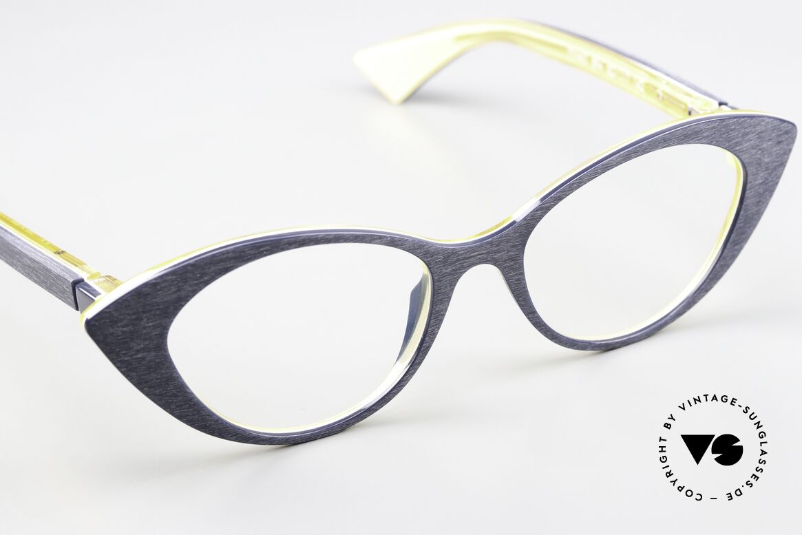 Piero Massaro 462 Designer Cateye Glasses, unworn model from the 2017 collection incl. orig. case, Made for Women