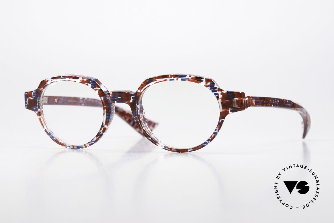 Piero Massaro 432 Patterned Designer Glasses, noble Piero Massaro designer eyeglasses from Sicily, Made for Men and Women
