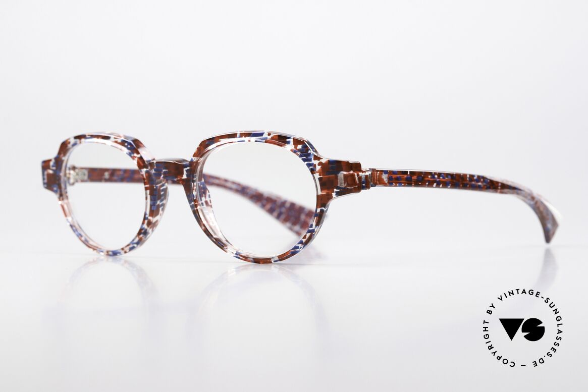 Piero Massaro 432 Patterned Designer Glasses, technology and art in combination; in size 47/21, 145, Made for Men and Women