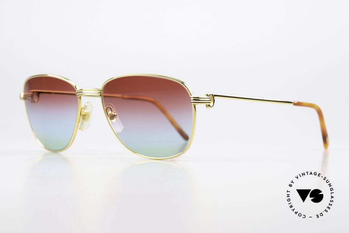 Cartier Courcelles - L Bordeaux Polar Lights Lens, 22ct gold-plated (like all vintage Cartier ORIGINALS), Made for Men