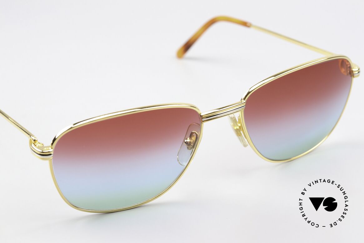 Cartier Courcelles - L Bordeaux Polar Lights Lens, NO retro eyewear, but a genuine old Cartier Original!, Made for Men
