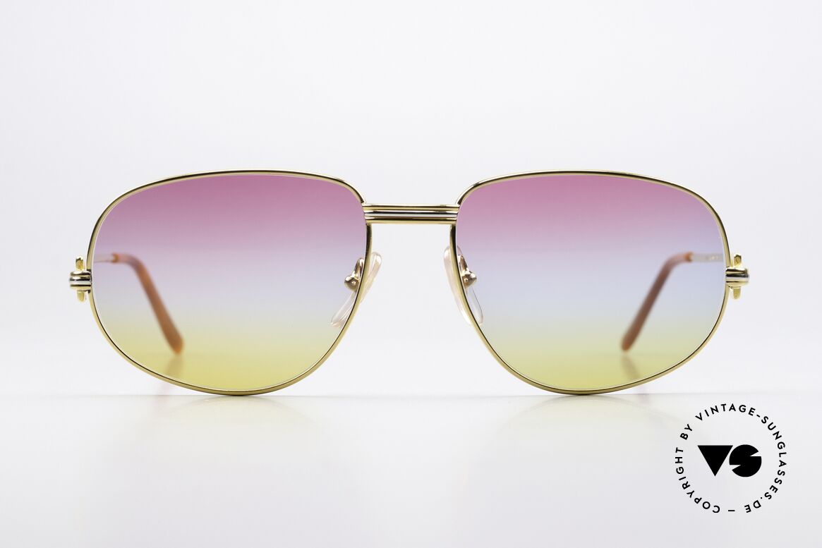 Cartier Romance LC - L 80's Frame Sunrise Lenses, mod. "Romance" was launched in 1986 and made till 1997, Made for Men and Women
