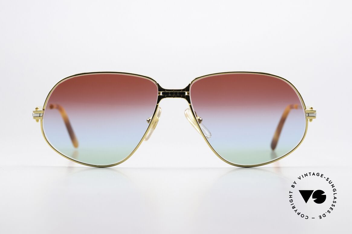 Cartier Panthere G.M. - M New Tricolored Sun Lenses, mod. "Panthère" was launched in 1988 and made till 1997, Made for Men and Women