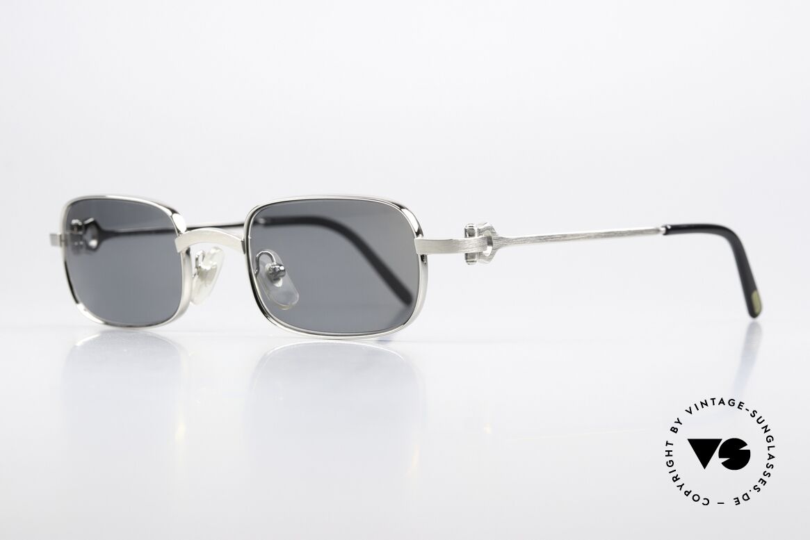 Cartier Dreamer - S New Polarized Sun Lenses, brushed platinum finish (noble & 1st class quality), Made for Men and Women