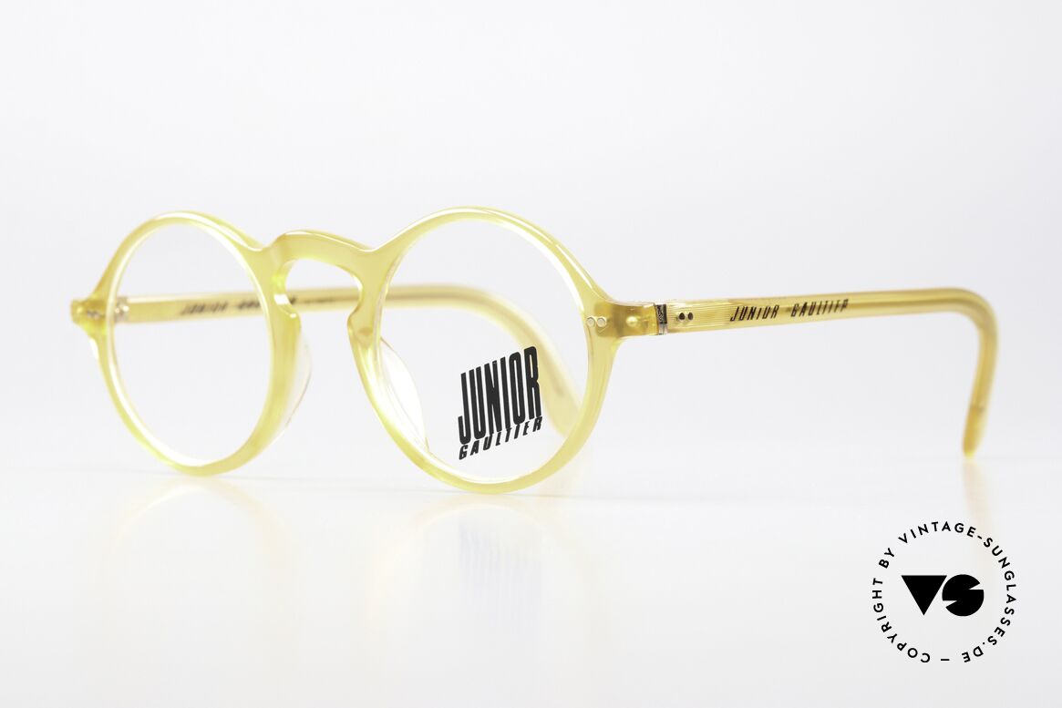Jean Paul Gaultier 57-0072 Small Size Honey Yellow, rare piece of fashion history from the late 1980's, Made for Men and Women