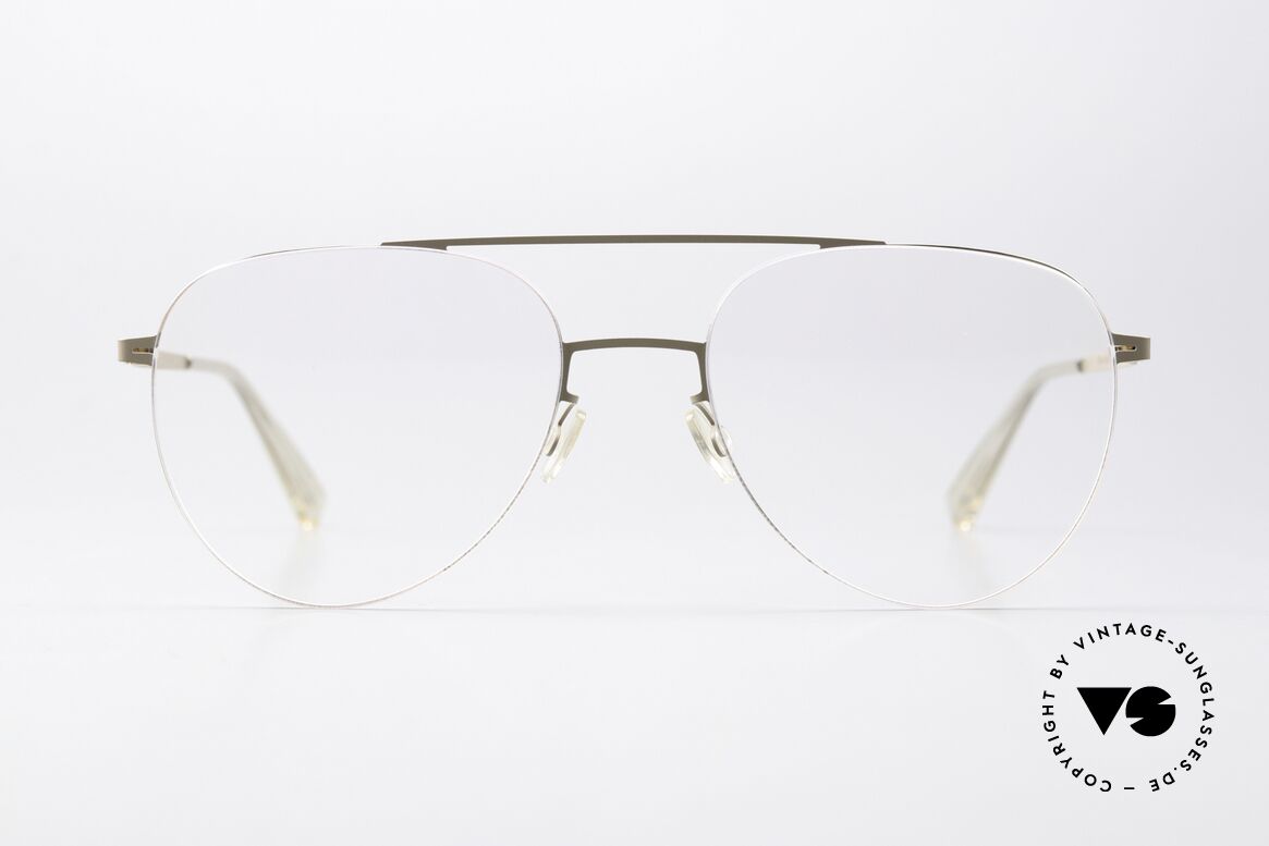 Mykita Jun Large Aviator Lessrim Frame, Mykita eyeglasses, model JUN in size 55-18, col 330, Made for Men and Women