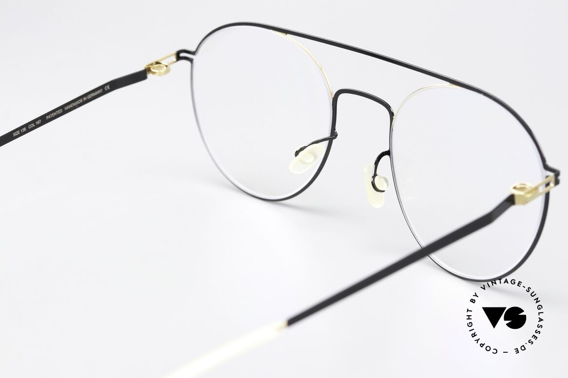 Mykita Minttu Unisex Specs Gold Jetblack, unworn model from 2017 comes with original packing, Made for Men and Women