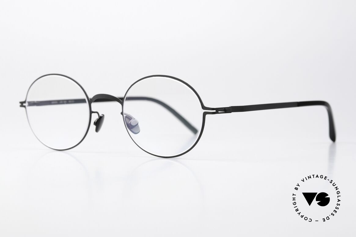 Mykita Nea Oval Frame Ladies Gents, color code 002 = classic black (matches every outfit), Made for Men and Women