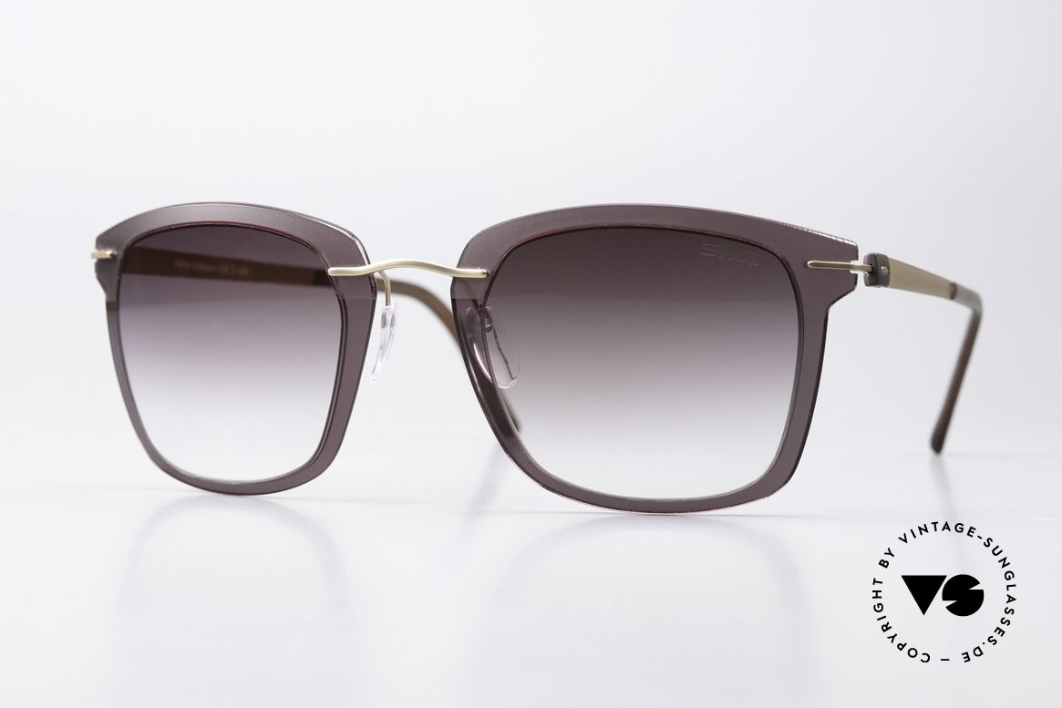 Silhouette 8700 Lightweight Sunglasses, Silhouette sunglasses; model 8700, 75, 6030, Made for Men and Women