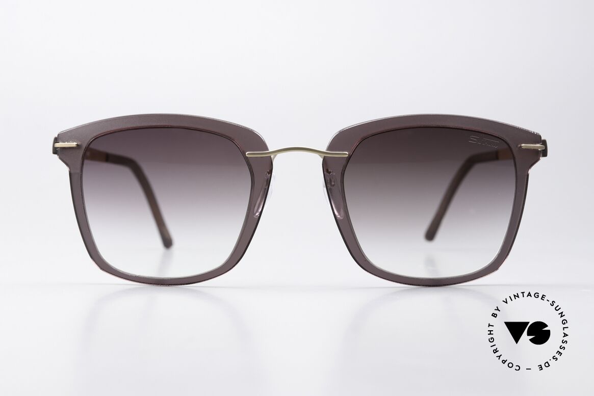 Silhouette 8700 Lightweight Sunglasses, Infinity Collection with brown-gradient lenses, Made for Men and Women