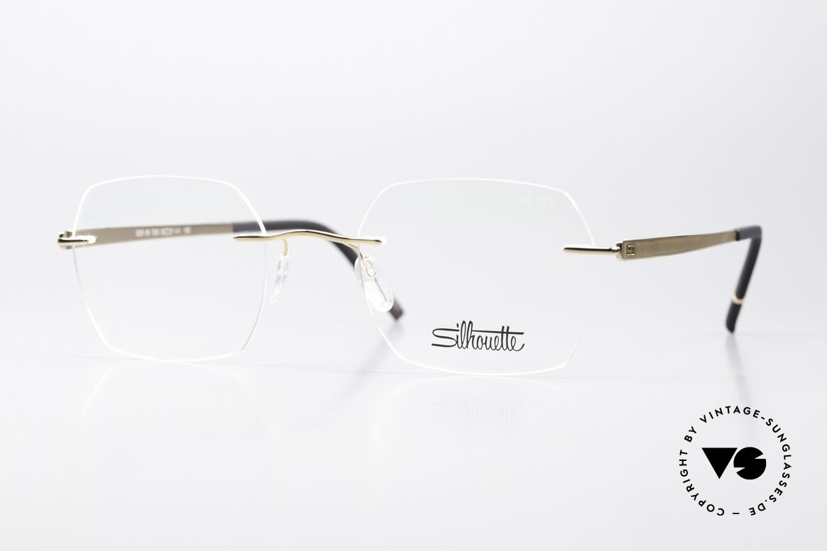Silhouette 5529 Gold-Plated Titanium Frame, Silhouette 5529 HB 7520 glasses, size 50-21, 140, Made for Men and Women
