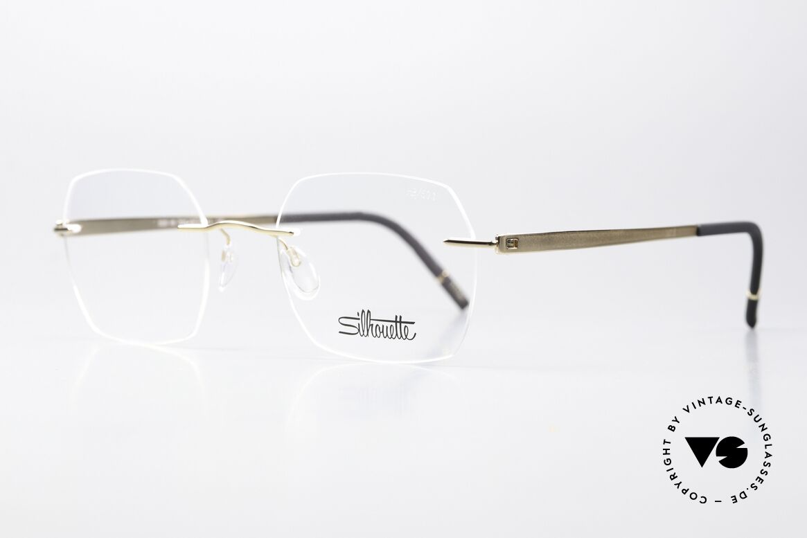 Silhouette 5529 Gold-Plated Titanium Frame, ultra light titanium frame for ideal wearing comfort, Made for Men and Women