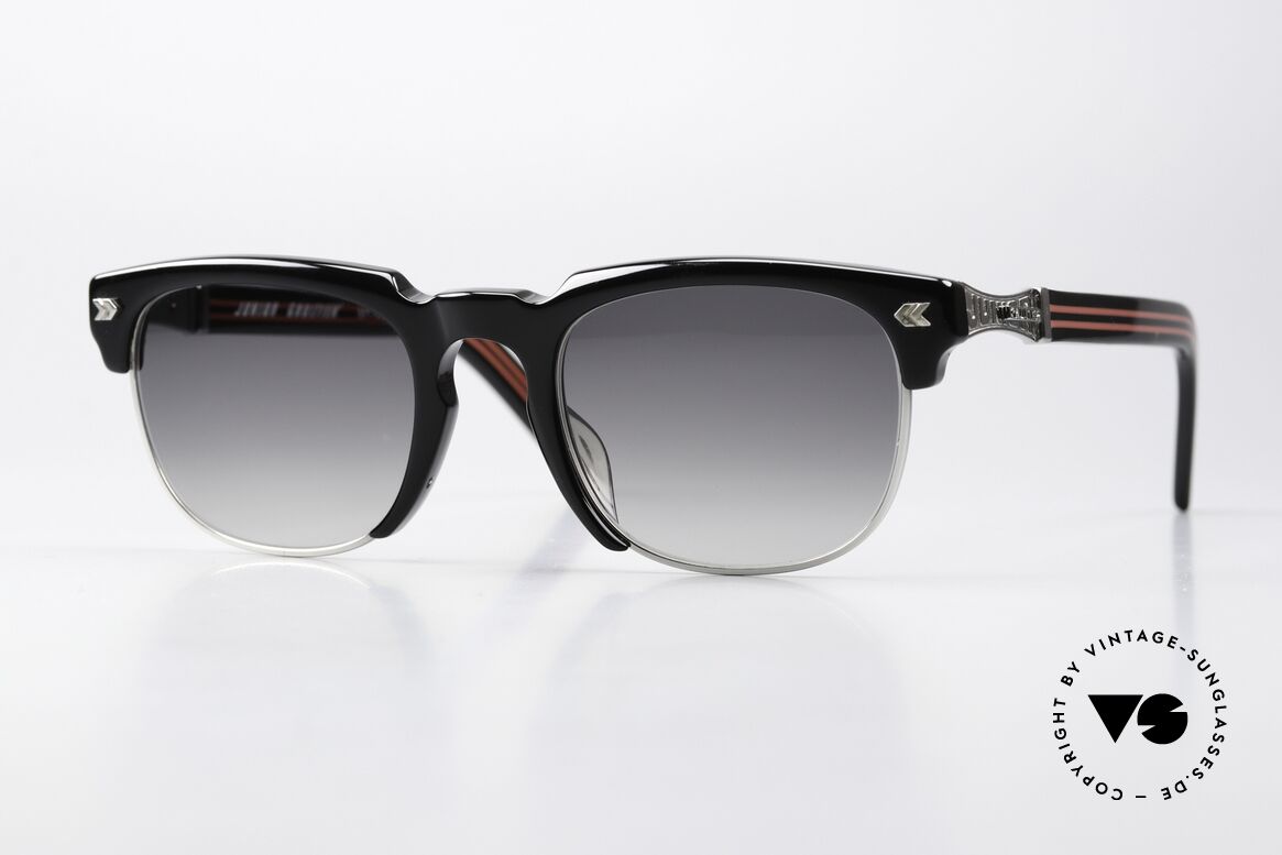 Jean Paul Gaultier 57-1271 80's Coloring And Design, rare Gaultier glasses from the Junior Gaultier Series, Made for Men and Women