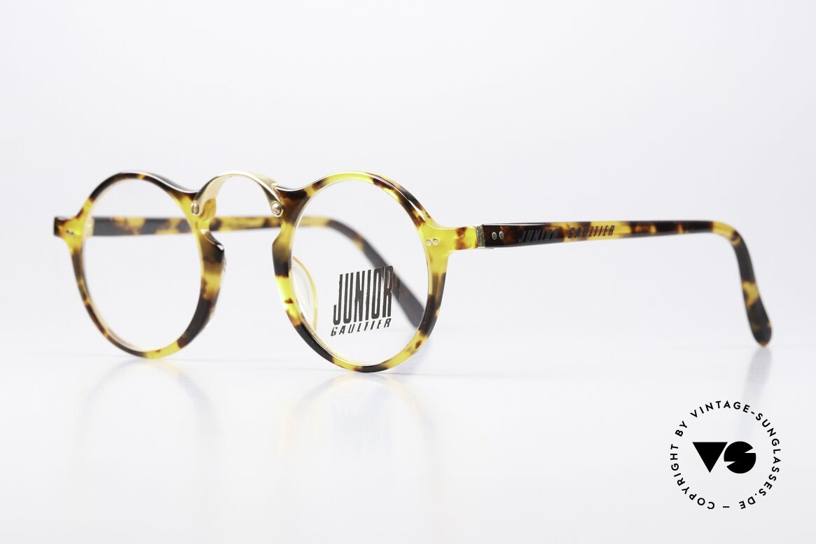 Jean Paul Gaultier 57-0271 A Decade of Fashion History, true designer specs in color 3 (tortoise / gold), Made for Men and Women