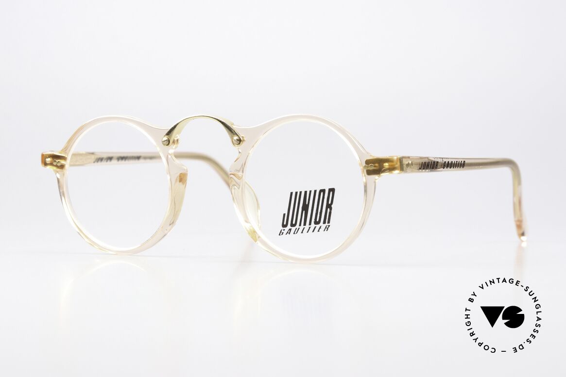 Jean Paul Gaultier 57-0271 Produced From 1987 To 1997, vintage round eyeglasses by Jean Paul Gaultier, Made for Men and Women