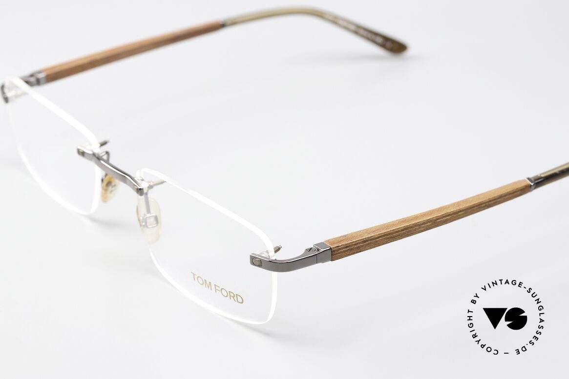 Tom Ford TF5080 Rimeless Wooden Temples, unworn original from the 2017 Tom Ford collection, Made for Men and Women