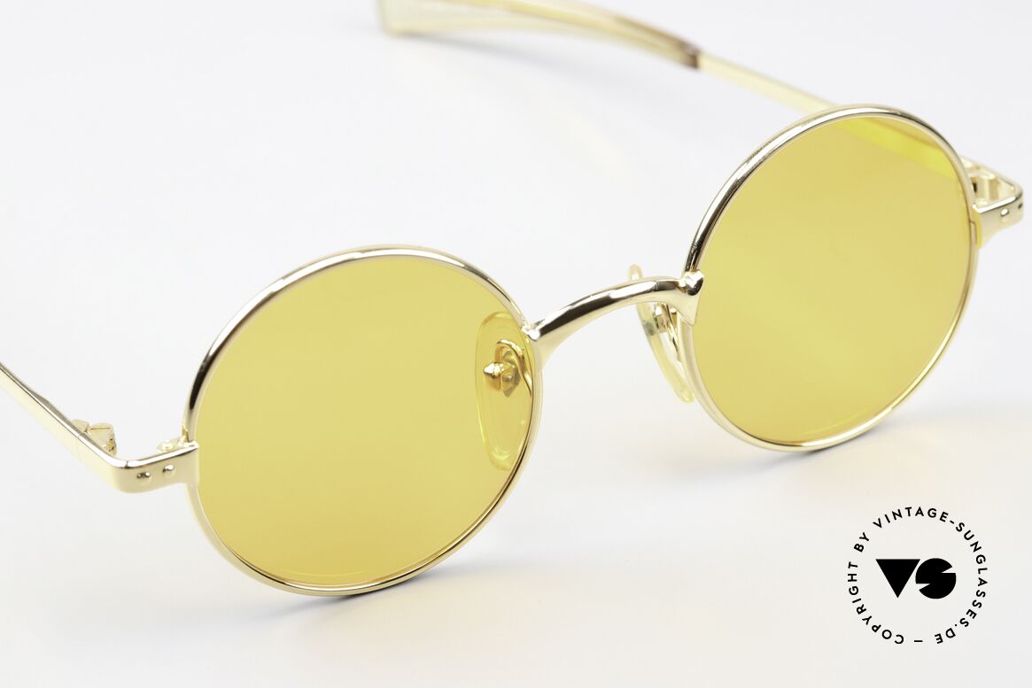 Jean Paul Gaultier 57-0173 Orange Lenses For Twilight, outstanding craftsmanship (Murai, made in Japan), Made for Men and Women