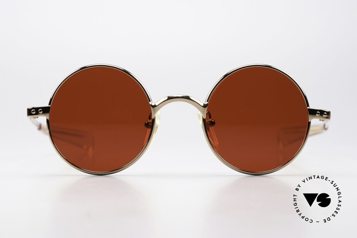 Jean Paul Gaultier 57-0173 Fun Sun Lenses In 3D Red, model 57-0173 in size 46/22, col. 3: Shiny Bronze, Made for Men and Women