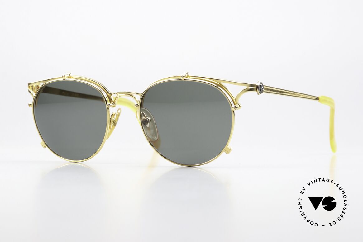 Jean Paul Gaultier 56-2171 Designer Panto Sunglasses, timeless Gaultier designer sunglasses from the 1990's, Made for Men and Women