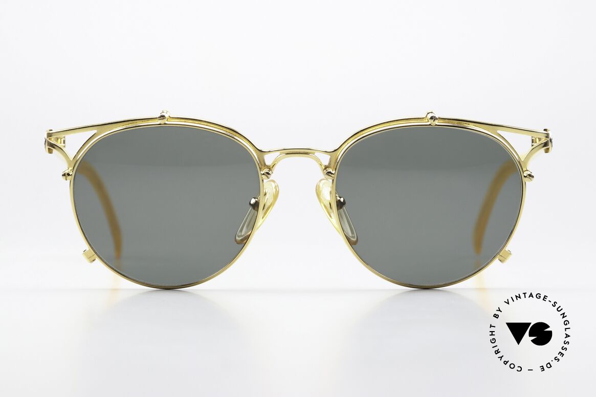 Jean Paul Gaultier 56-2171 Designer Panto Sunglasses, panto sunglass' design interpreted by Jean P. Gaultier, Made for Men and Women