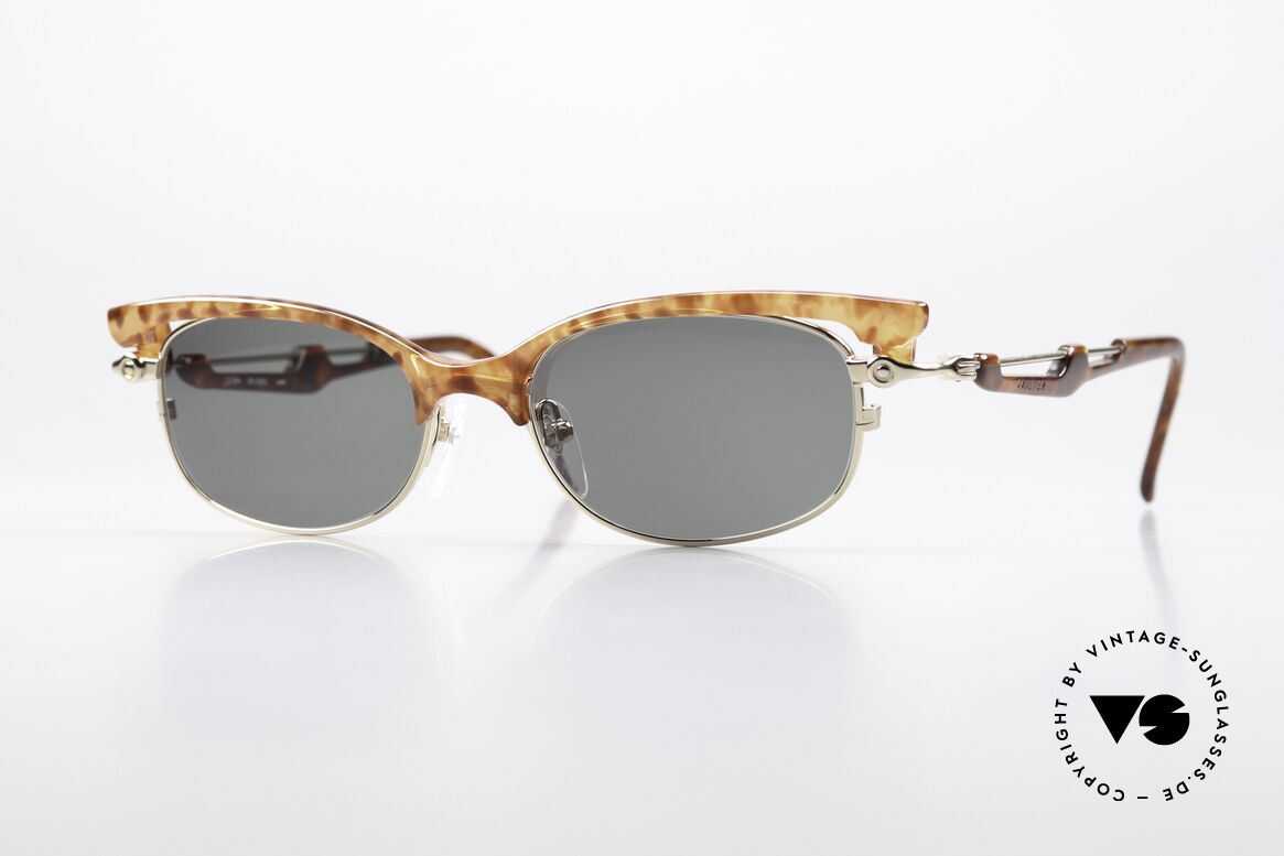 Jean Paul Gaultier 56-0024 Brilliant 2 in 1 Sunglasses, brilliant designer sunglasses by Jean Paul GAULTIER, Made for Women
