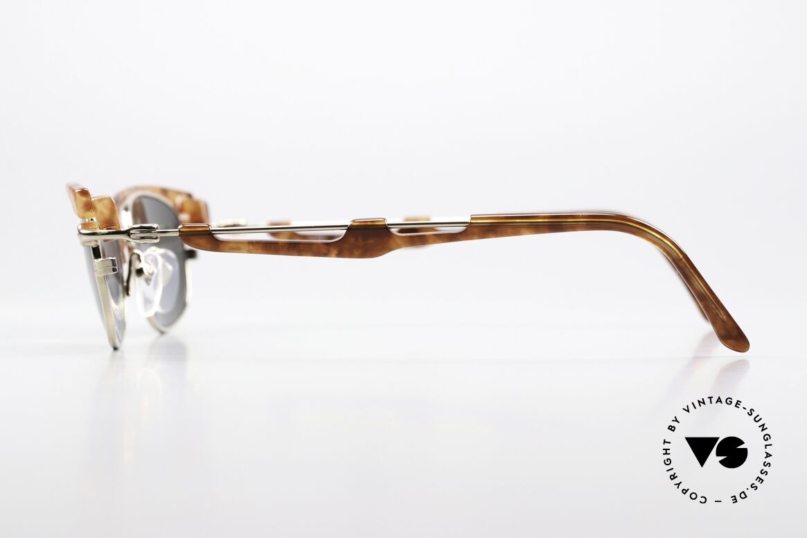 Jean Paul Gaultier 56-0024 Brilliant 2 in 1 Sunglasses, unworn, valuable & rare = true collector's item + case, Made for Women