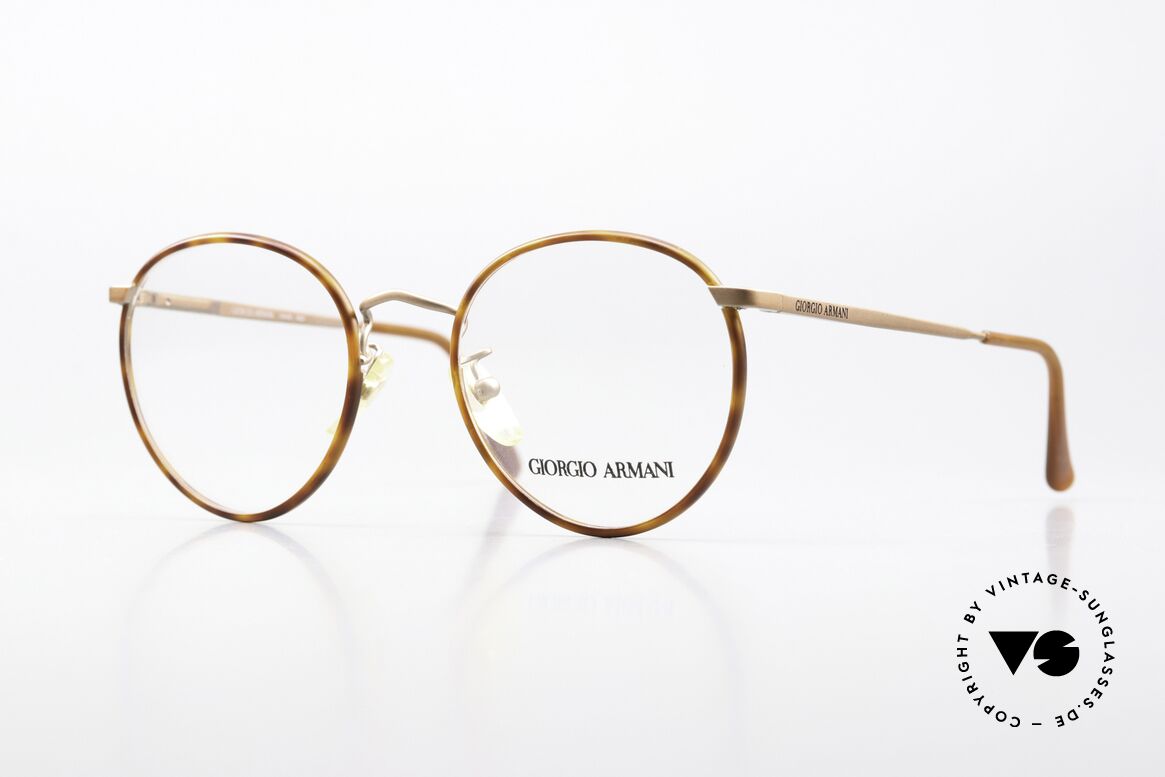 Giorgio Armani 145 Vintage 80's Panto Glasses, Armani glasses, model 145, size 51/20, 135, col. 878, Made for Men