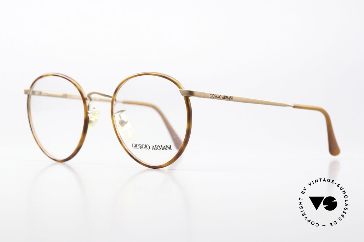 Giorgio Armani 145 Vintage 80's Panto Glasses, more 'classic' isn't possible (famous 'panto'-design), Made for Men