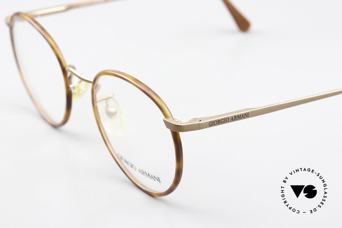 Giorgio Armani 145 Vintage 80's Panto Glasses, true 'gentlemen glasses' in tangible premium-quality, Made for Men