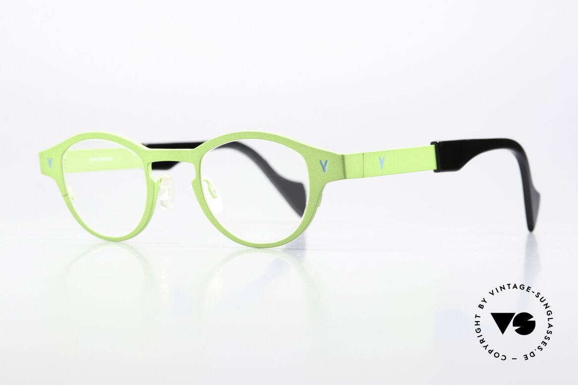 Theo Belgium Seventeen Titan Frame Lime Green, avant-garde eyeglasses for ladies and gentlemen, Made for Men and Women