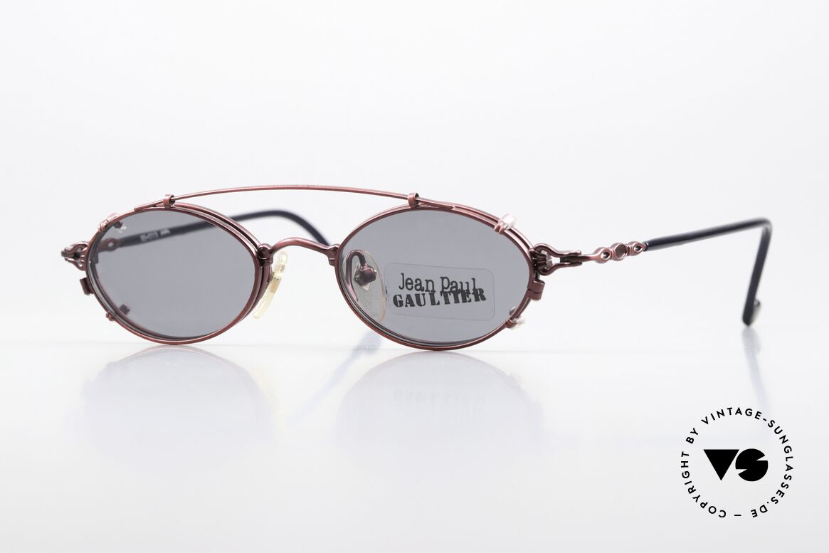 Jean Paul Gaultier 55-0013 Vintage Eyewear From 1996, vintage Jean Paul GAULTIER eyeglasses from 1996, Made for Men and Women