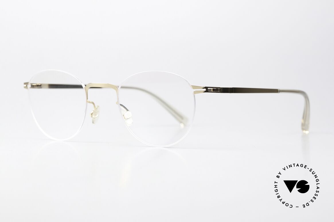 Mykita Rin Thin Panto Frame Small, col. 303 = silver / champagne gold (for ladies & gents), Made for Men and Women