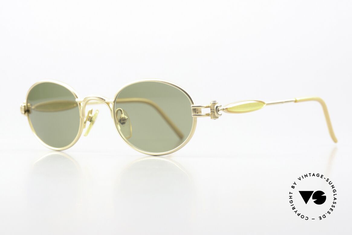 Jean Paul Gaultier 56-7113 Matte Gold Green Shades, top-notch craftsmanship & with 100% UV protection, Made for Men and Women