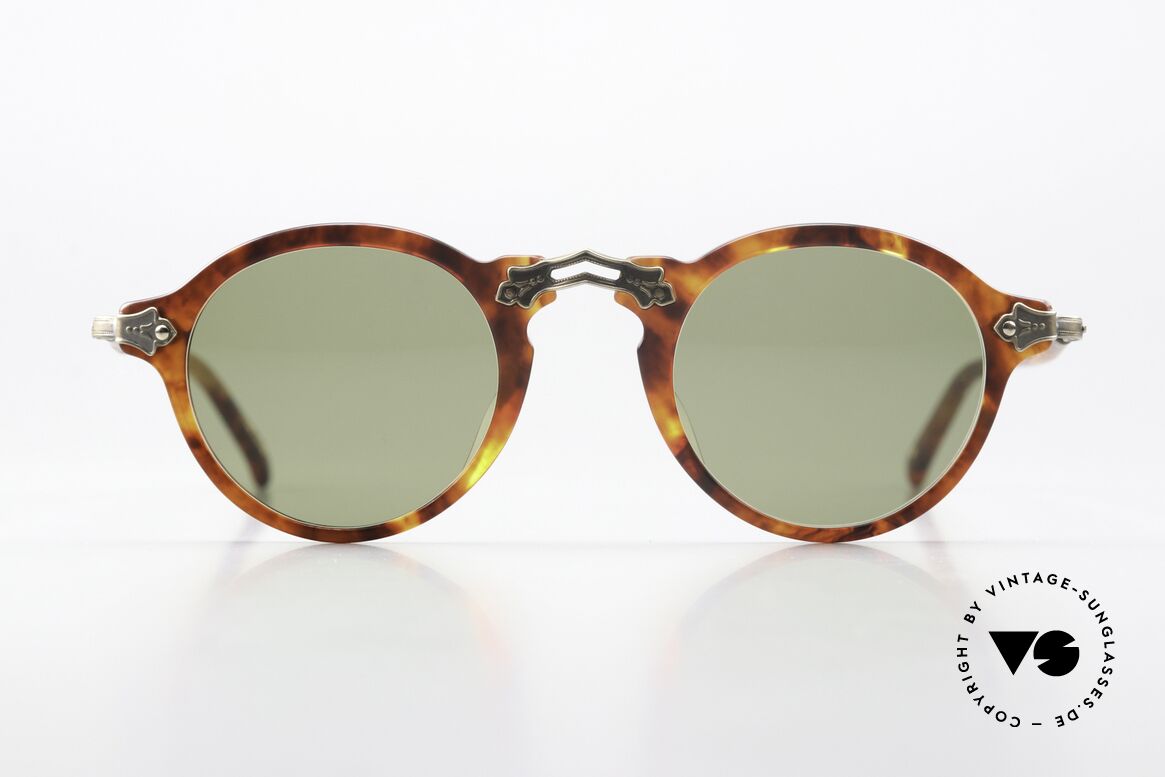 Matsuda 2837 Designer Panto Glasses, 1990's made in Japan craftsmanship, size 45-23, Made for Men and Women