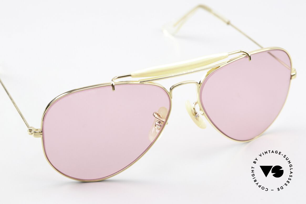 Ray Ban Outdoorsman Lenses Darken In The Sun, unworn (like all our vintage Ray Ban B&L eyewear), Made for Men and Women